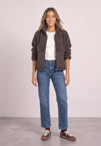 STREET ONE Teddy-Jacke mit Softshelldetails in Braun