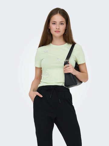 ONLY Shirt 'ONLSNAPPY' in Green: front
