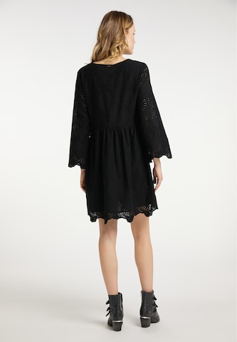 DreiMaster Vintage Shirt Dress in Black