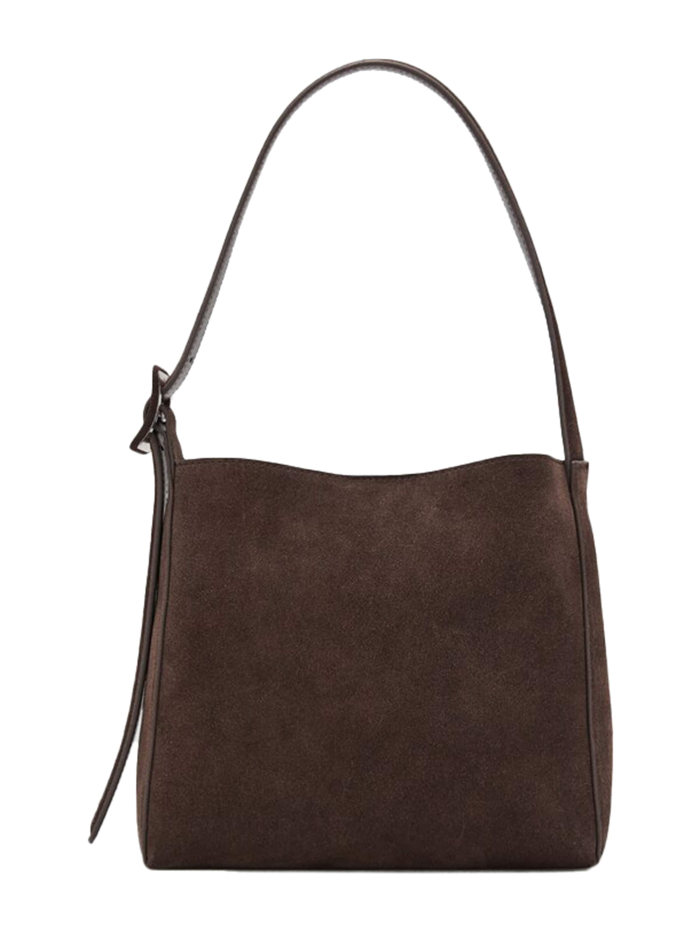 MANGO Чанта за през рамо 'Igor' в кафяво: отпред