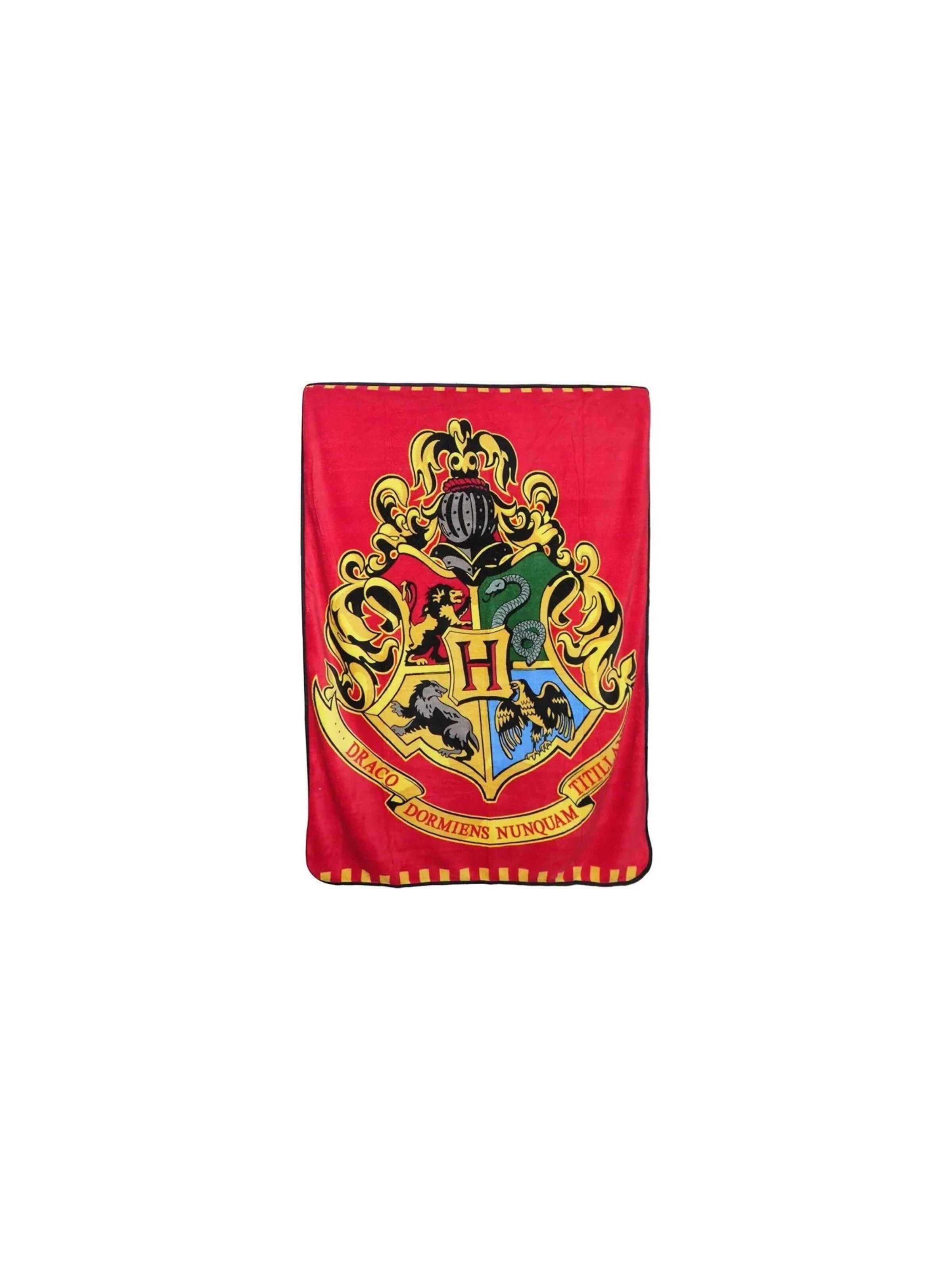 Warner Bros. Blankets 'Hogwarts' in Red: front