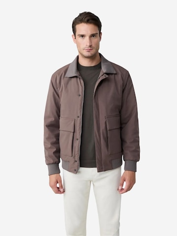 Danger Übergangsjacke 'Jacken'‌‌‌‌‌ in Braun: Vorderseite