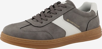 Baskets basses TOM TAILOR en gris : devant