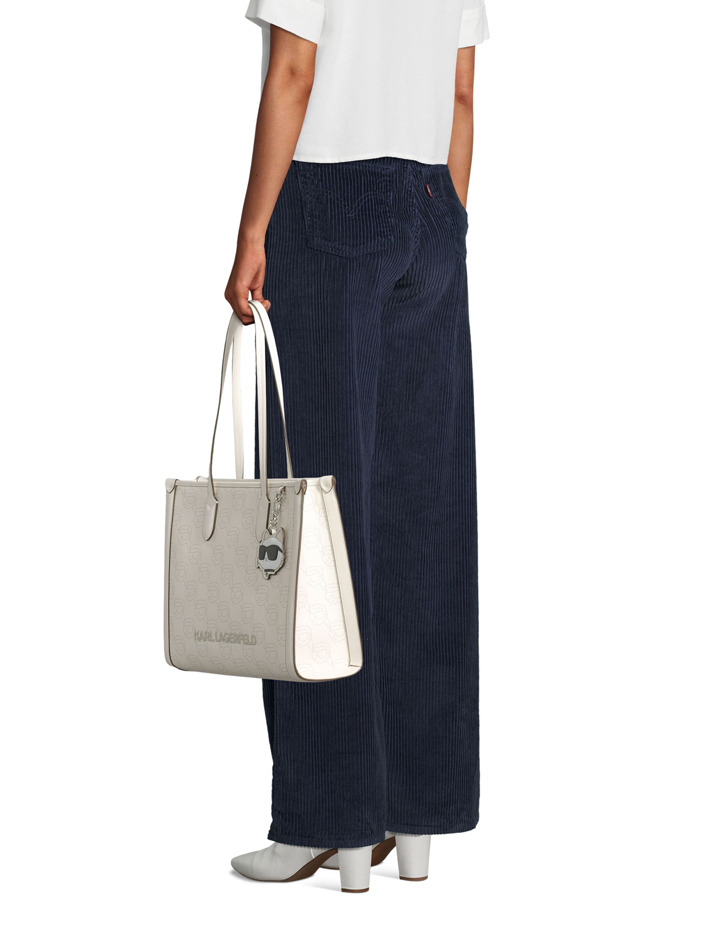 Karl Lagerfeld Shopper i hvid: forside