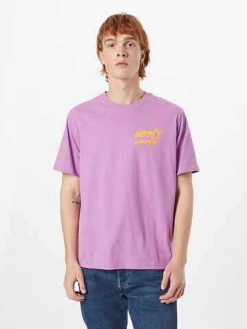 LEVI'S ® Shirt 'SS Relaxed Fit Tee' in Purple: front