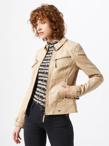 Maze Between-Season Jacket ' Ryana ' in Beige: front