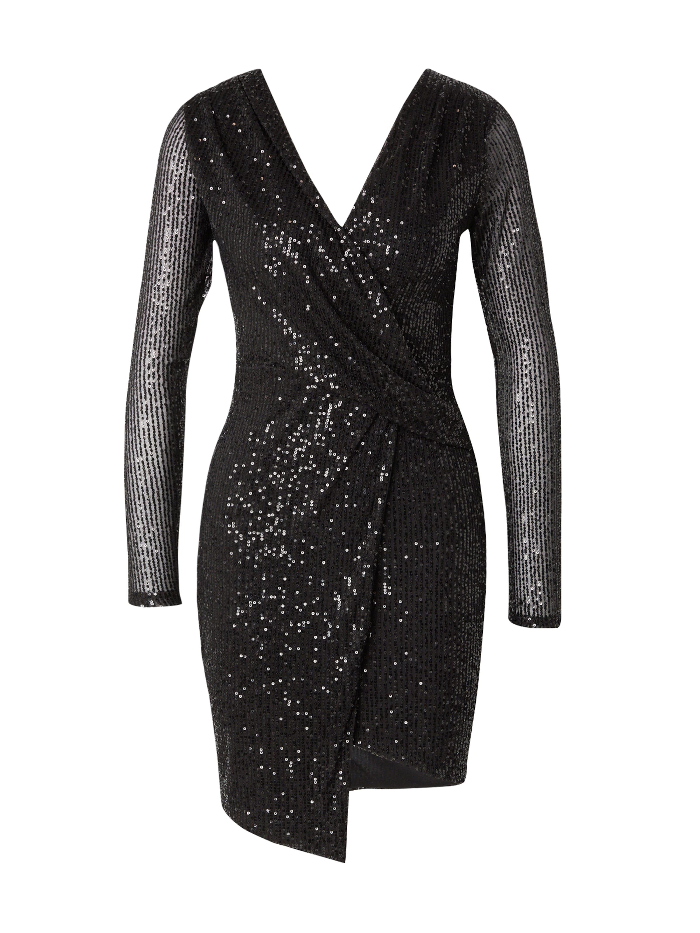 WAL G. - Vestido de gala en negro: frente