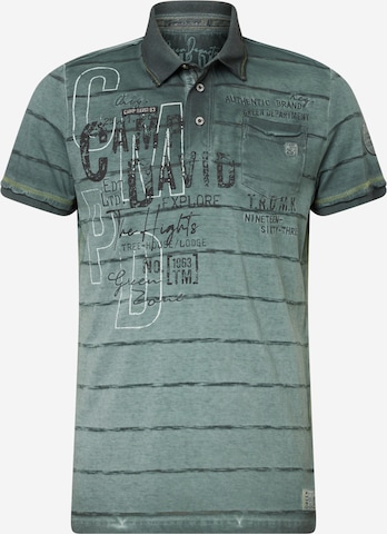 CAMP DAVID Shirt 'Tree House' in Groen: voorkant