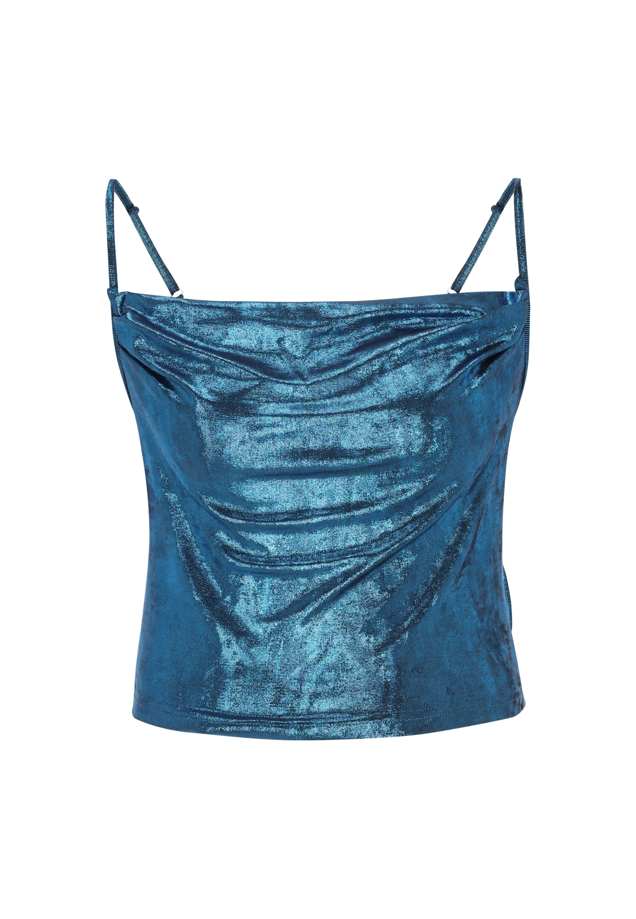 Haut 'Festive' faina en bleu : devant