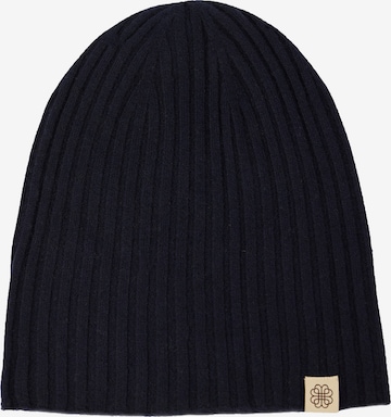 GOBI Cashmere Mütze 'Unisex Cashmere Rib Knit Hat' in Blau: Vorderseite