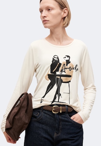 T-shirt monari en blanc