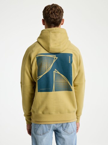 Sweat-shirt 'Ido' CHASIN' en jaune : devant