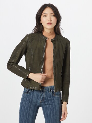 FREAKY NATION Between-Season Jacket 'Fast Tula' in Green: front