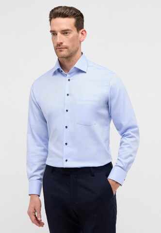 ETERNA Slim Fit Hemd in Blau: Vorderseite