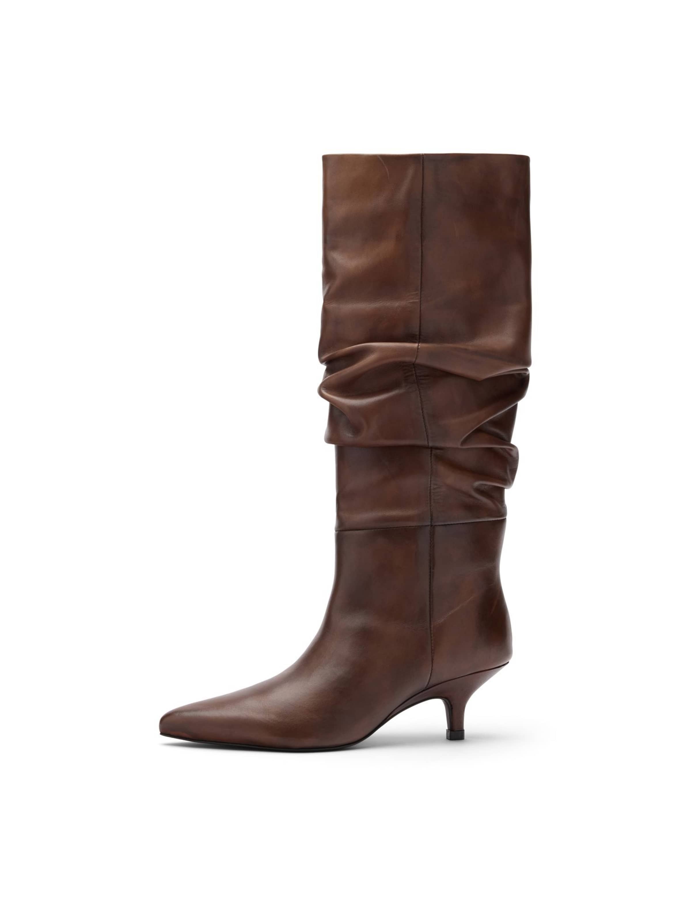 SACHA Bottes en 36 en marron, Vue avec produit
