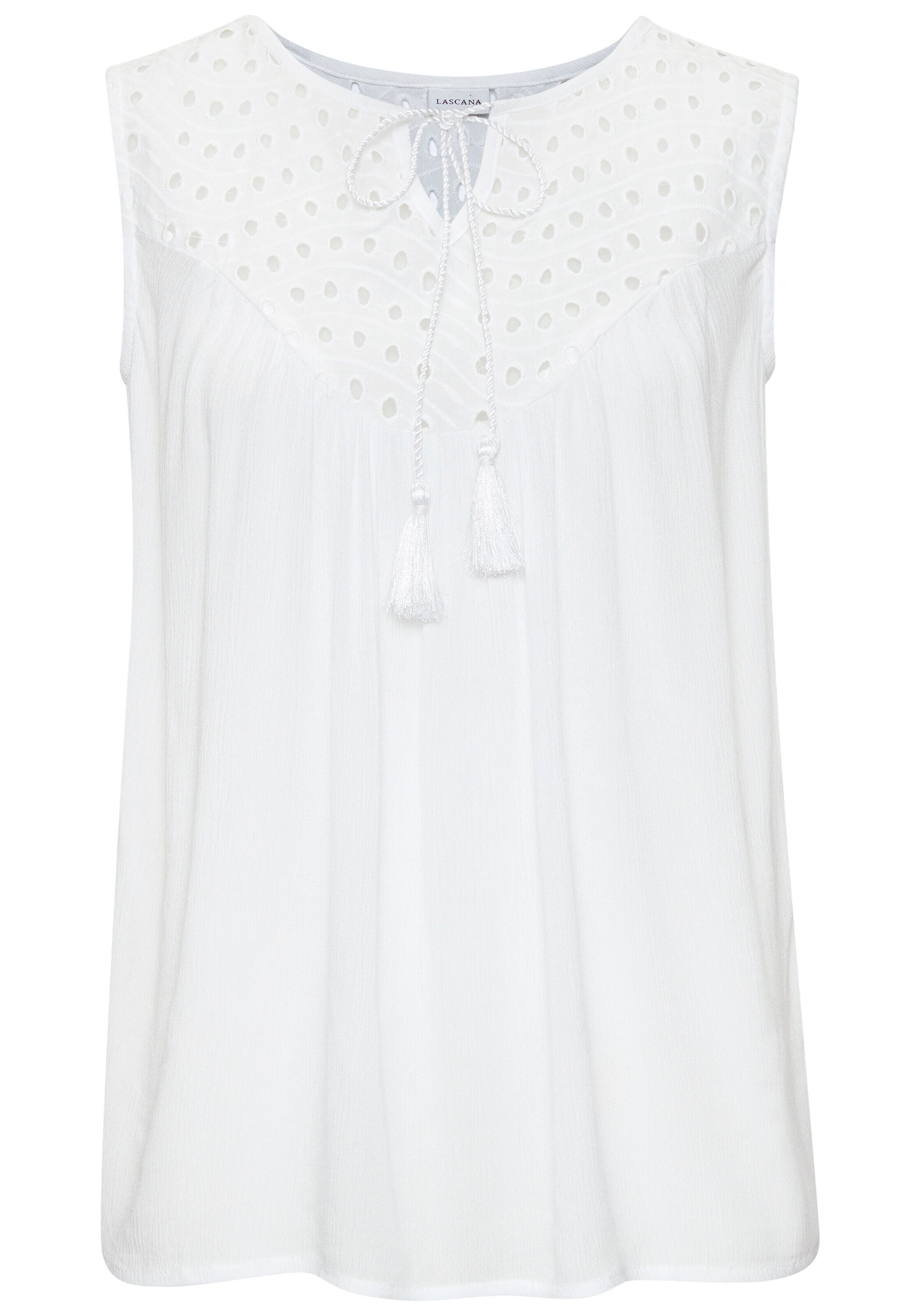 balts LASCANA Topiņš: no priekšpuses