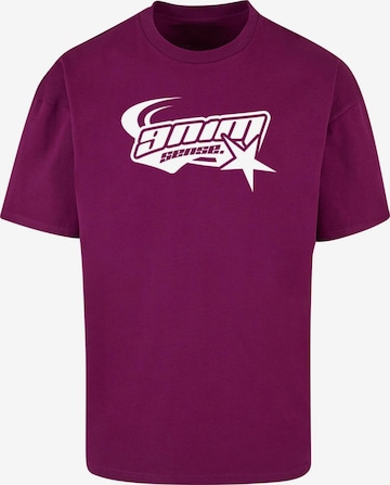 T-Shirt 9N1M SENSE en violet : devant