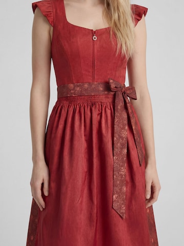 SPIETH & WENSKY Dirndl 'Kendall' in Rood