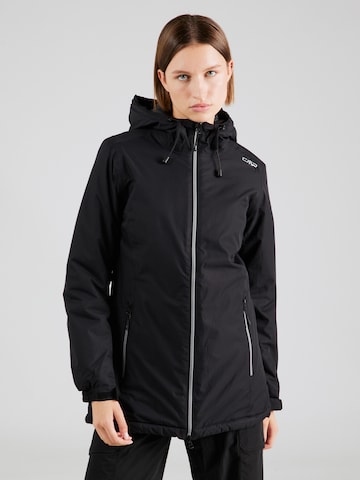 Veste outdoor CMP en noir : devant