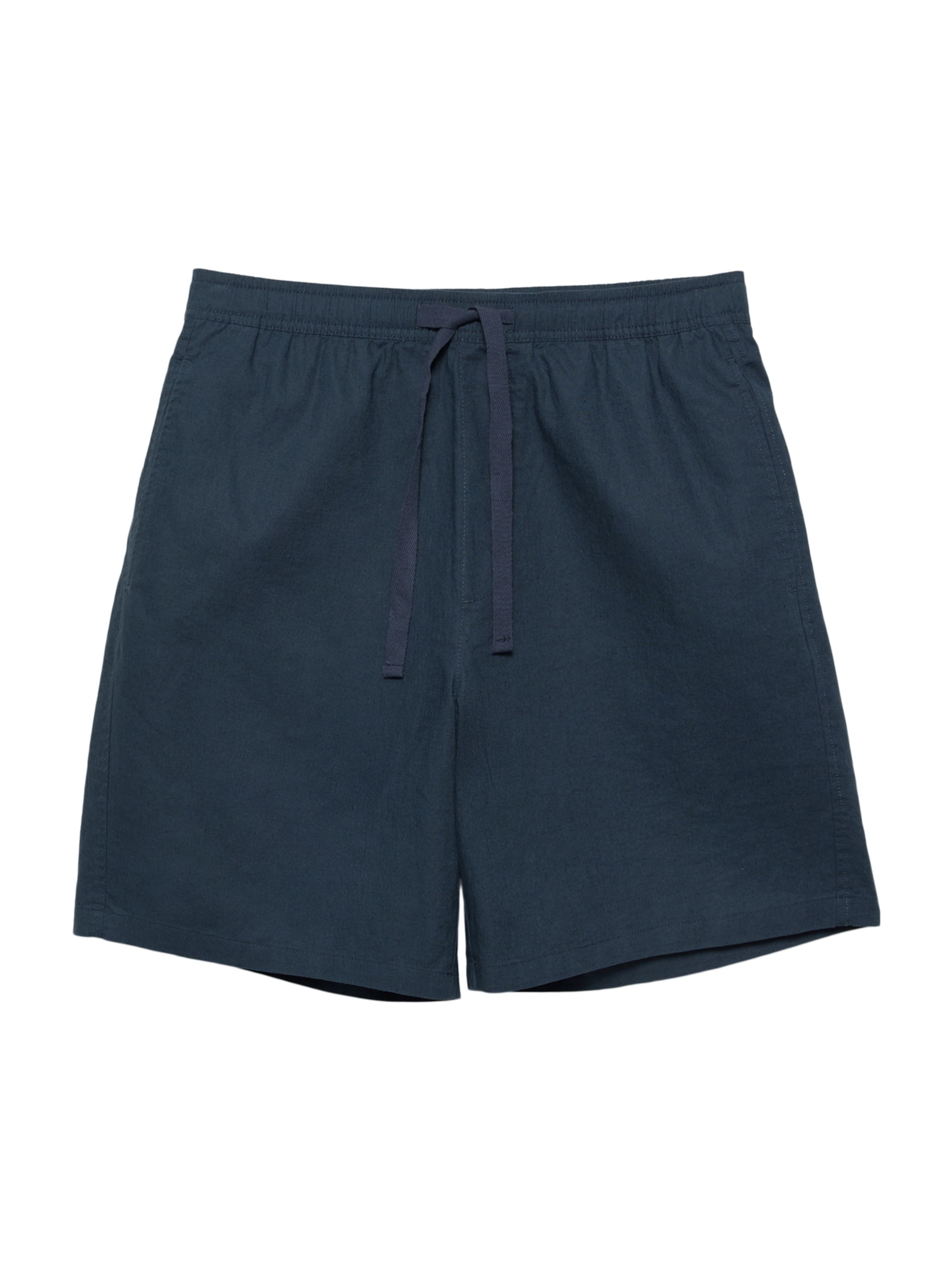 Pull&Bear Loose fit Trousers in Blue: front