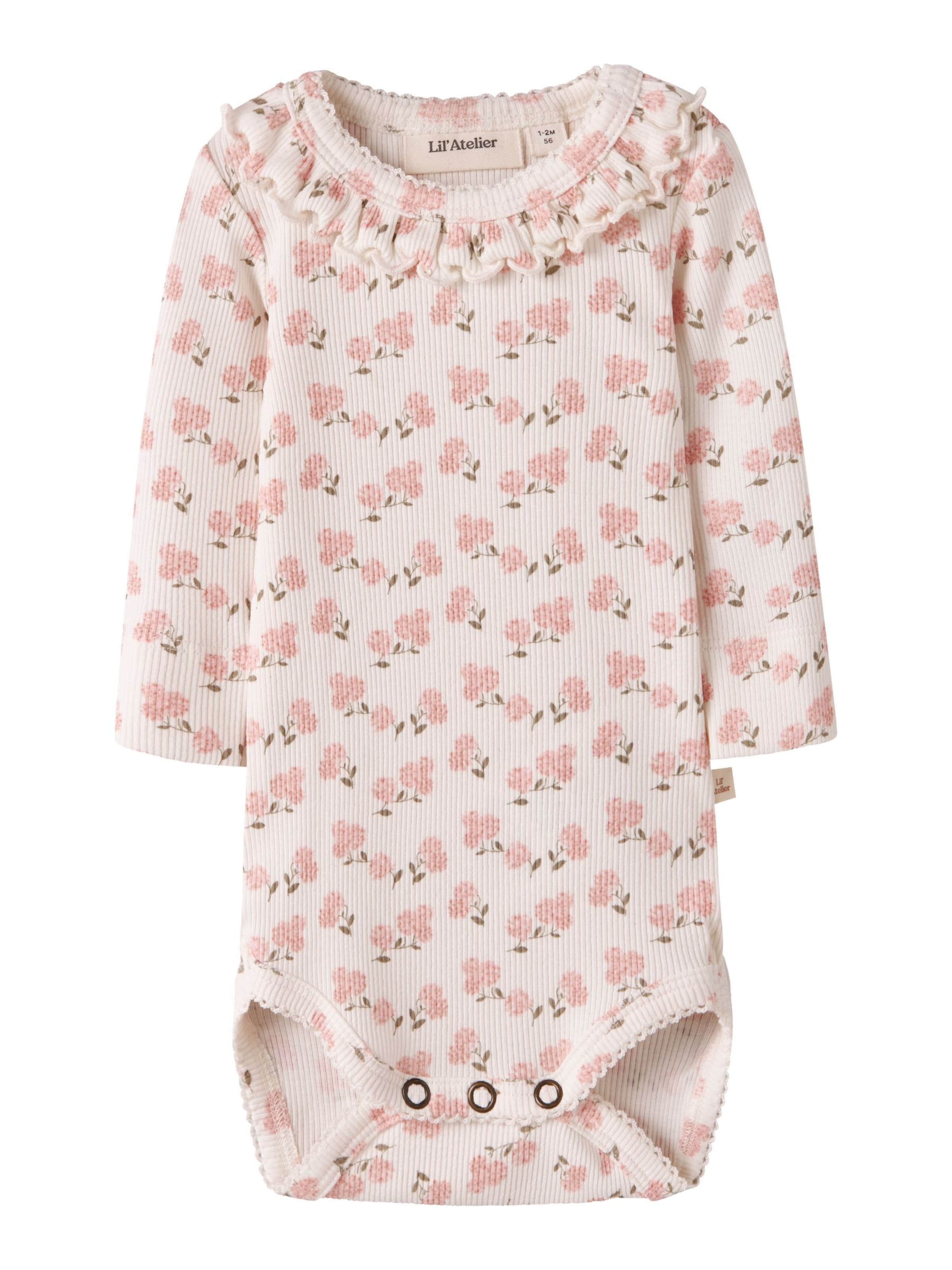 Lil'Atelier - Pijama entero/body 'NBFGAGO' en blanco: frente