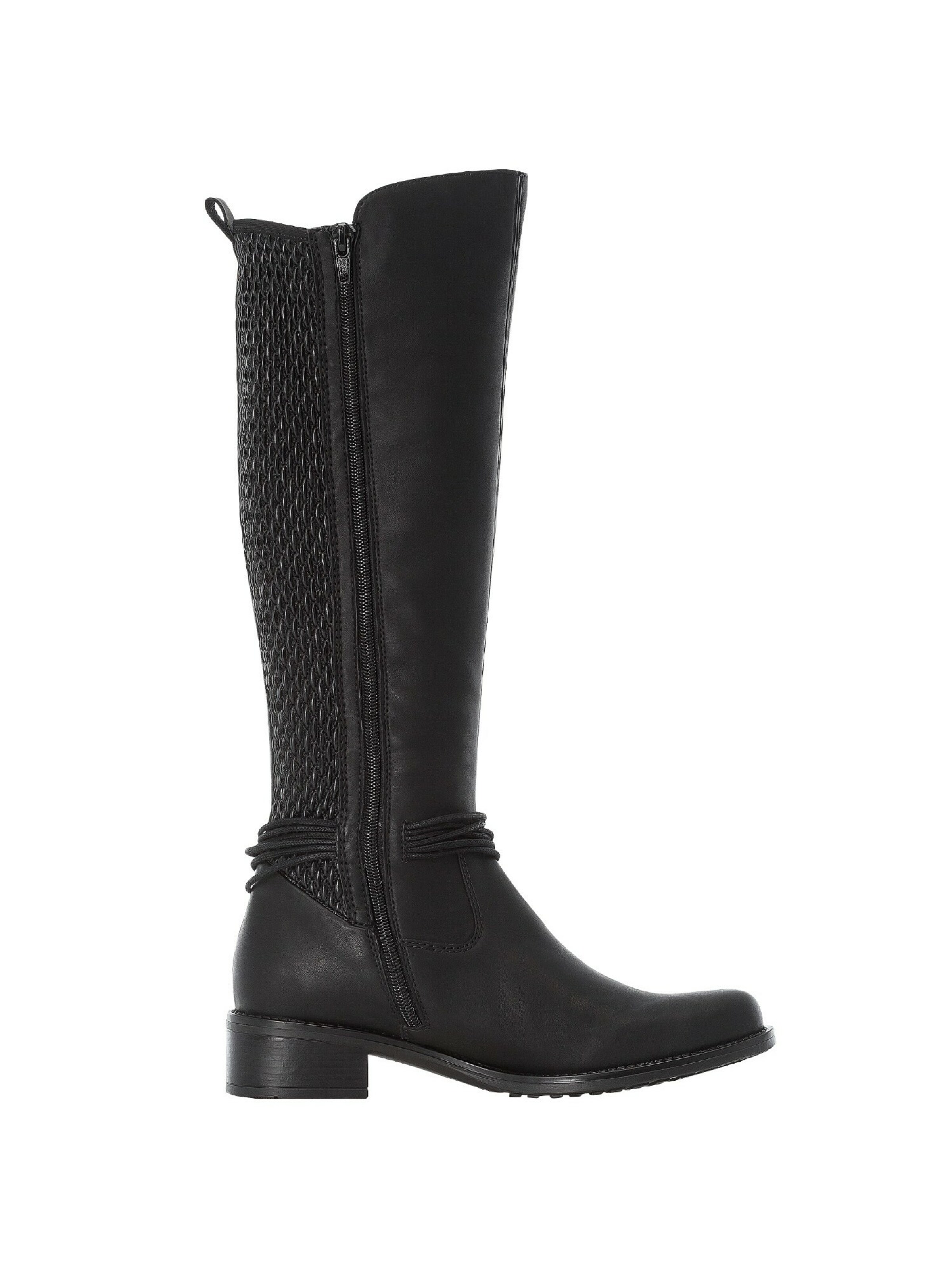 Rieker Kozačky – černá