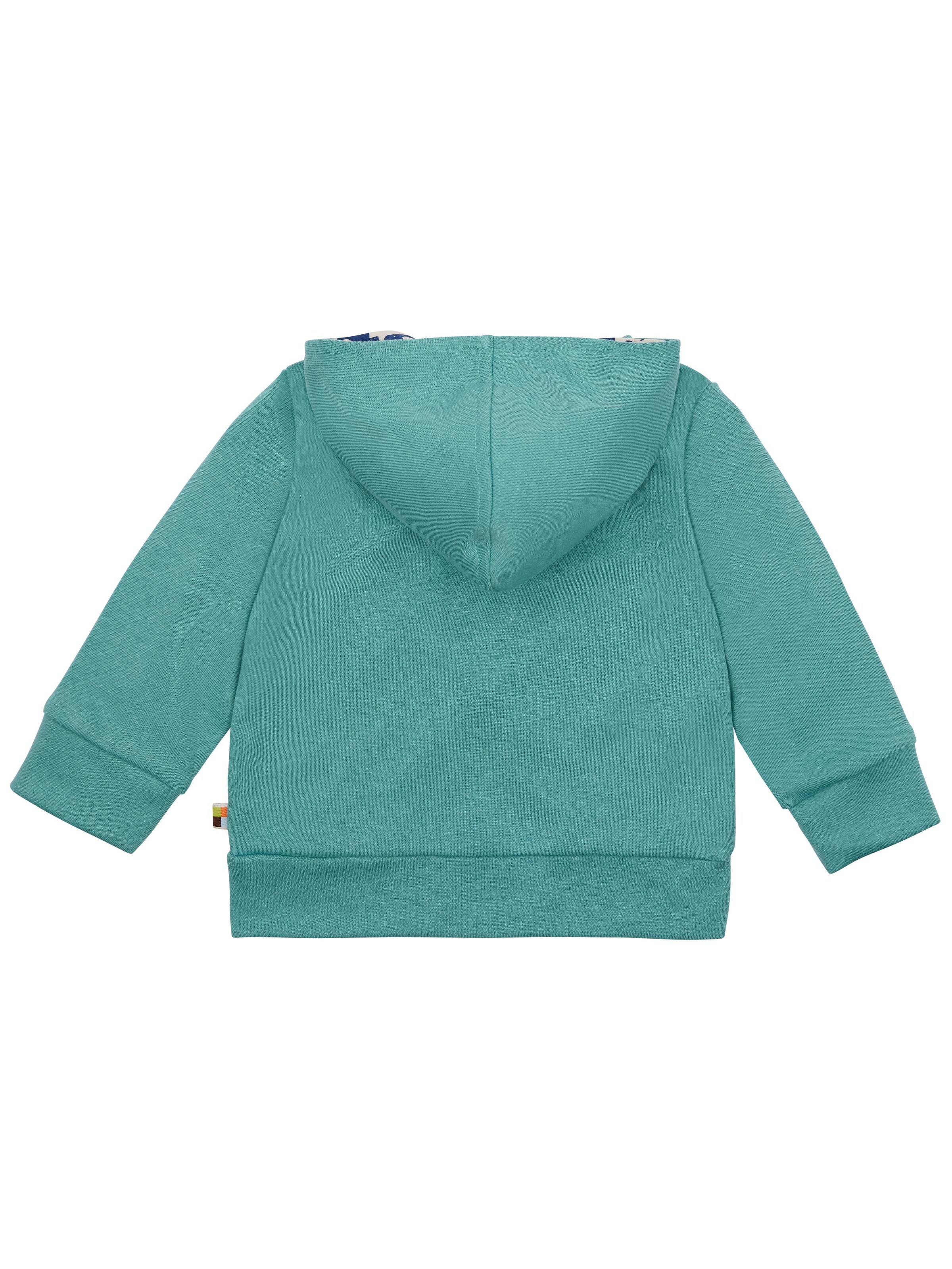 loud + proud Zip-Up Hoodie 'Interlock' in Green