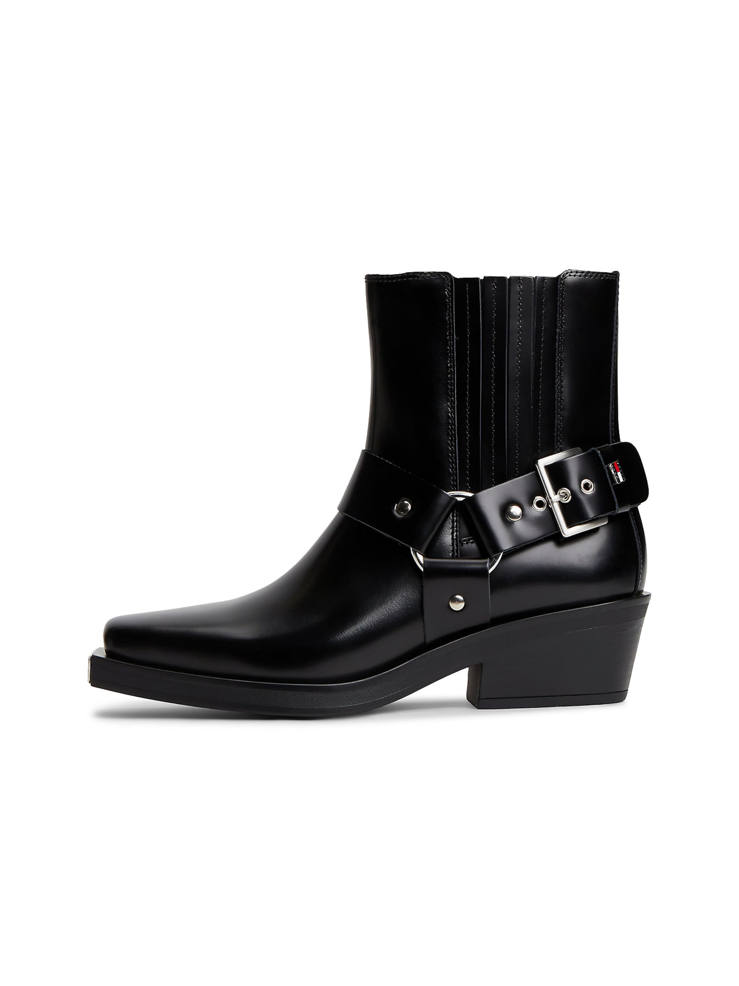 Tommy Jeans Lace-up boot in Black: front