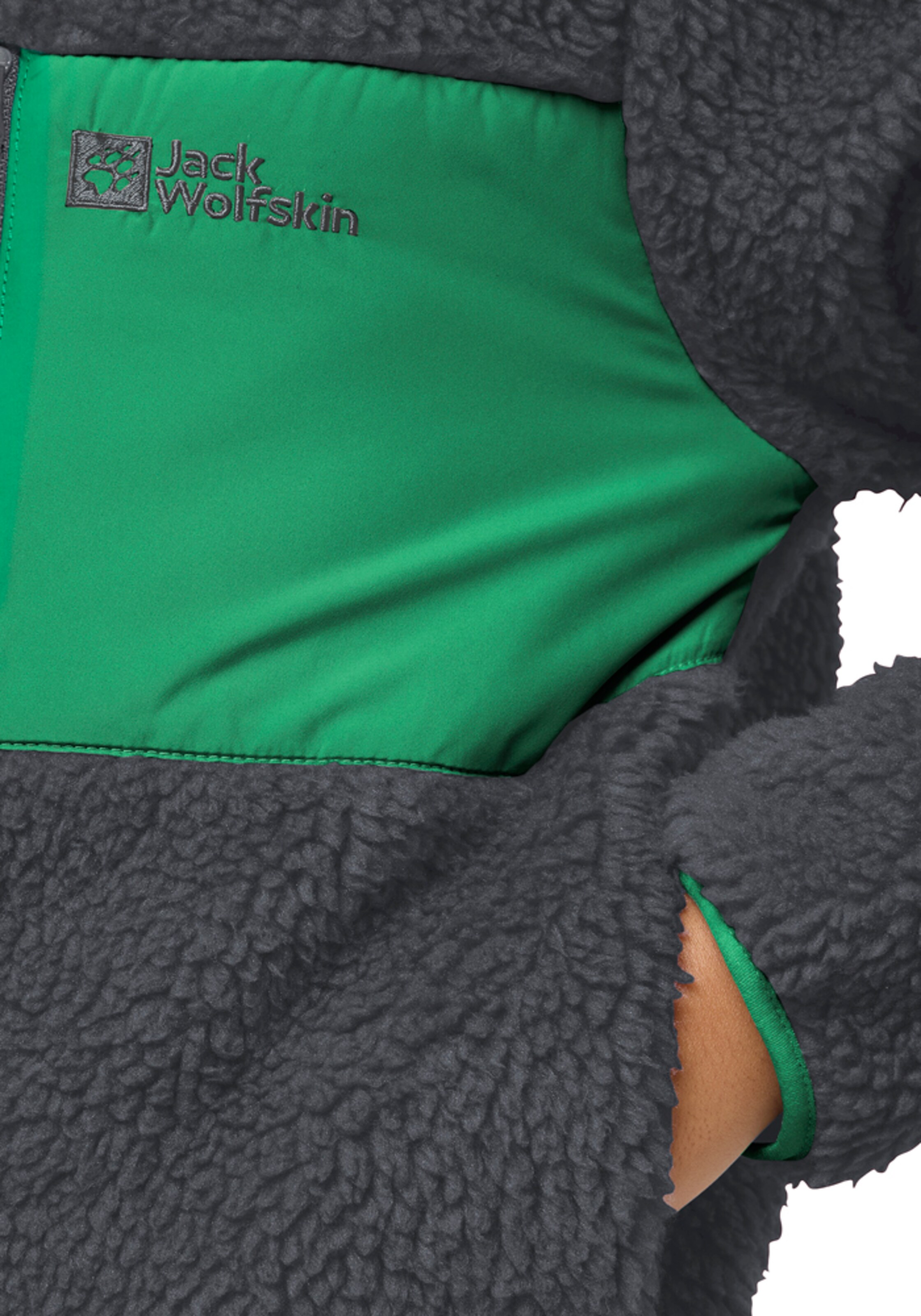 JACK WOLFSKIN Funktionsfleecejacke in Grau