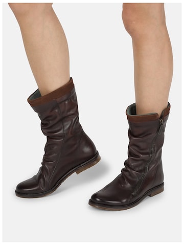 Bottes FELMINI en marron : devant