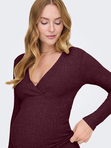 Only Maternity Wide Leg Hose 'OLMLola' in Rot