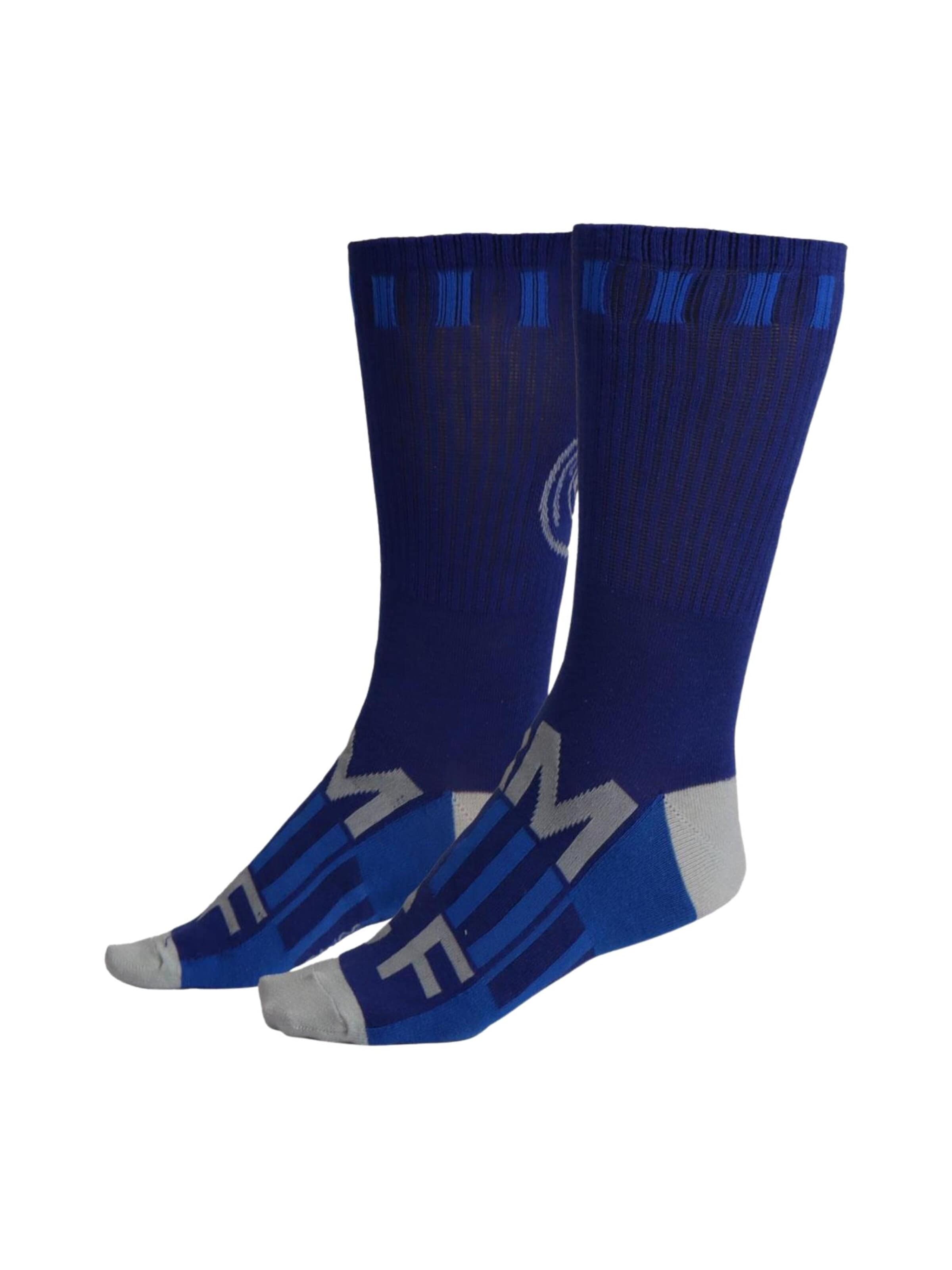 Chaussettes 'Socken - Real Madrid' Cerdá en bleu : devant
