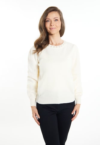 Usha - Pullover 'Lurea' em branco: frente