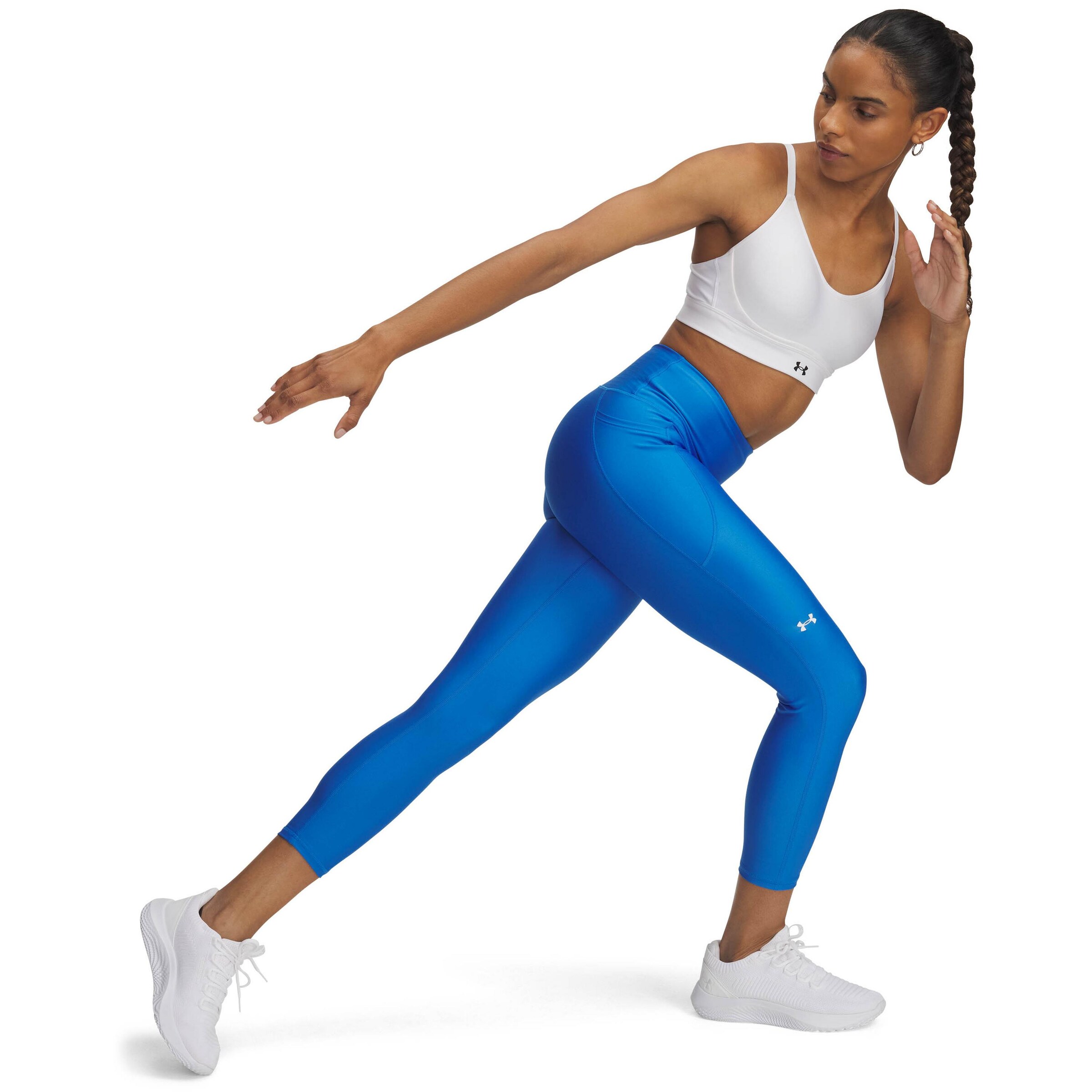 UNDER ARMOUR Skinny Workout Pants in Blue