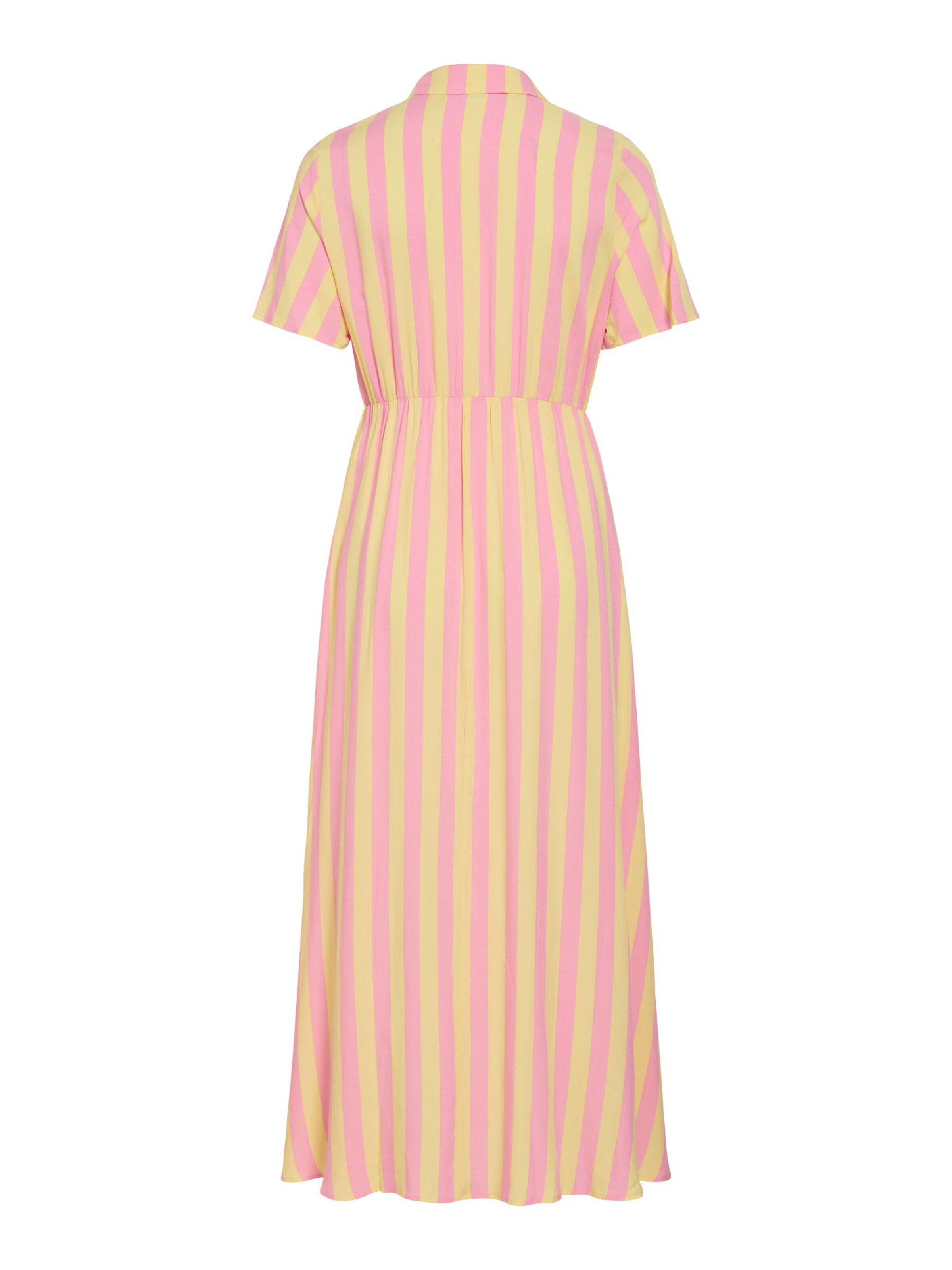 VILA - Vestido camisero 'VIAya Paya' en amarillo