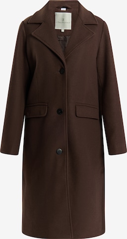 DreiMaster Klassik Ανοιξιάτικο και φθινοπωρινό παλτό σε καφέ: μπροστά