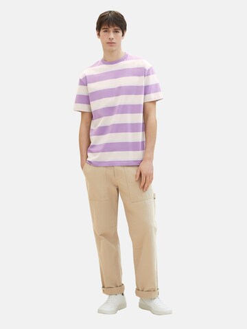 T-Shirt TOM TAILOR DENIM en violet