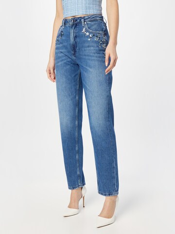 Tapered Jeans de la GUESS pe albastru: față