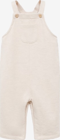 MANGO KIDS Regular Haalari 'DUNGAREES' värissä beige: etupuoli