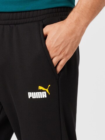 PUMA Tapered Παντελόνι φόρμας σε μαύρο