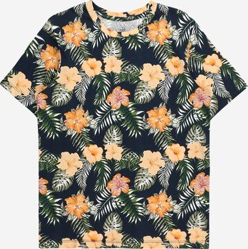 Jack & Jones Junior T-shirt 'CHILL' i blå: framsida