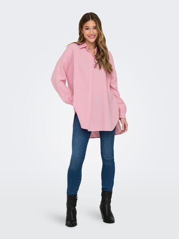 Camicia da donna 'THYRA' di ONLY in rosa