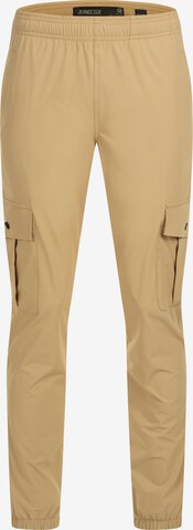 Effilé Pantalon cargo ' Landie ' INDICODE JEANS en beige : devant