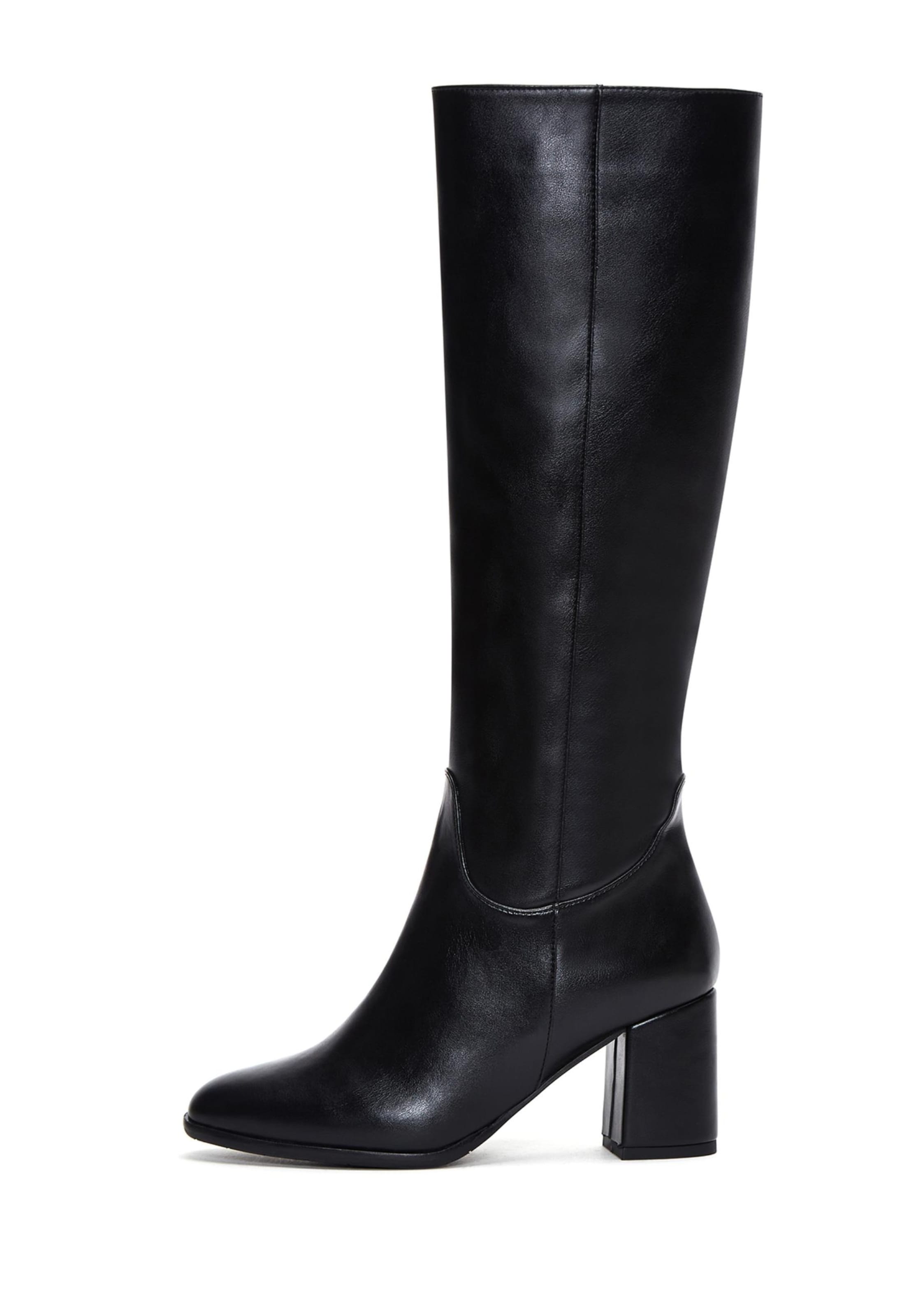 Derimod Bottes en noir, Vue avec produit