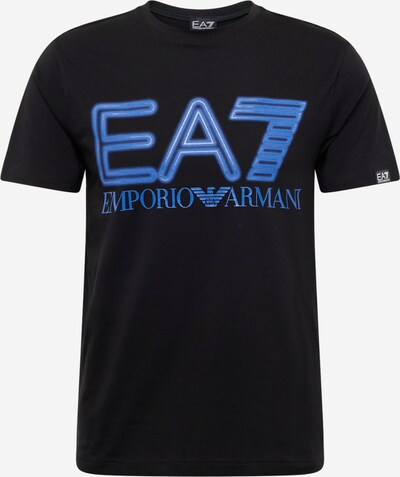 EA7 Emporio Armani Bluser & t-shirts i royalblå / pastelblå / sort / hvid, Produktvisning