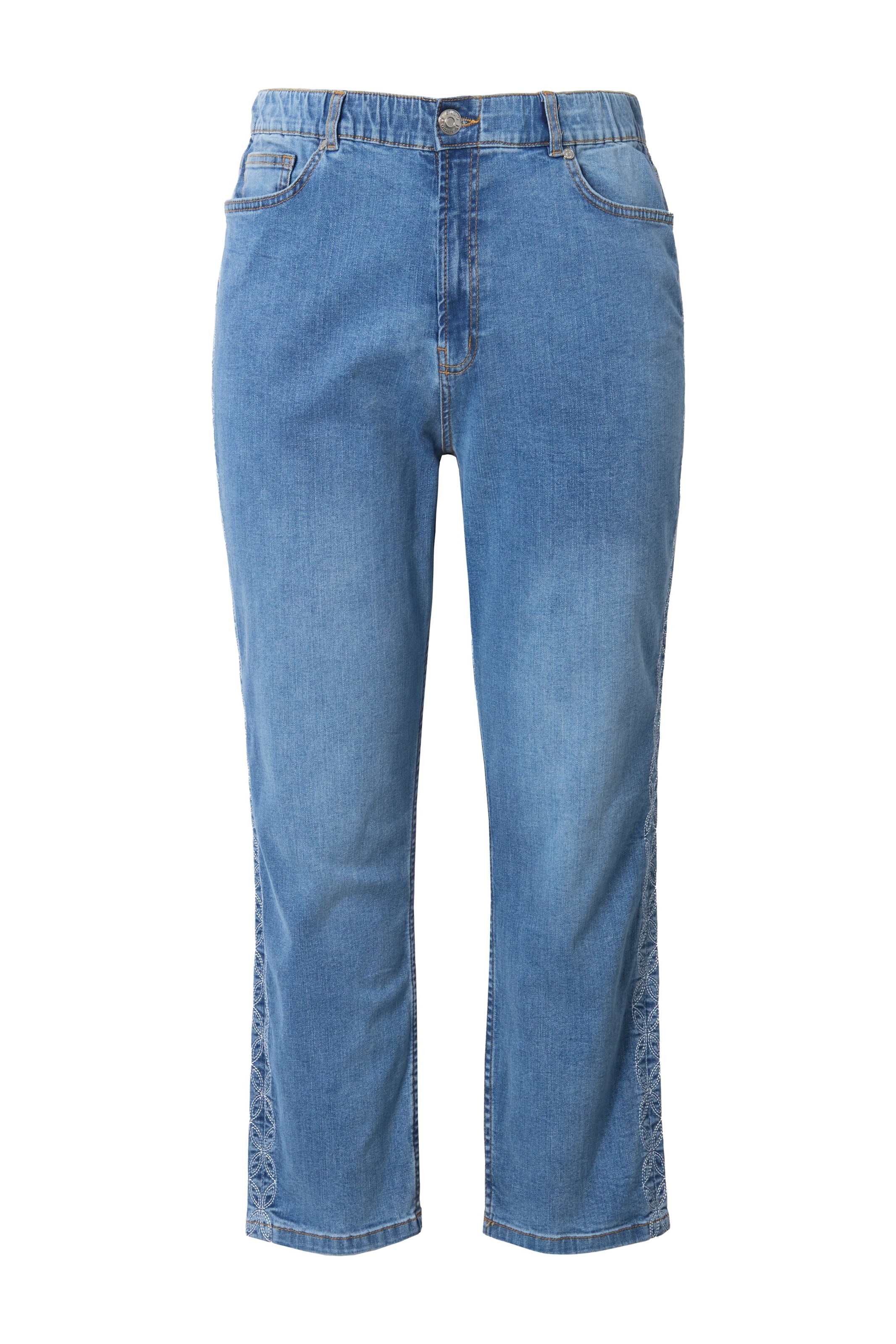 Studio Untold Slimfit Jeans in Blau: Vorderseite