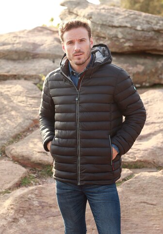 POLARINO Winterjacke in Schwarz