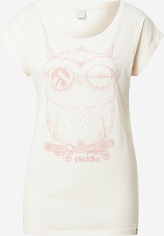 Iriedaily Shirt 'Skateowl 2' in White: front