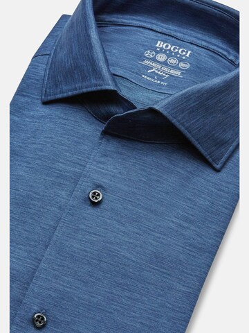 Boggi Milano Regular fit Overhemd in Blauw