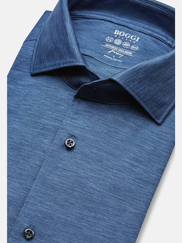 Boggi Milano Regular fit Button Up Shirt in Blue